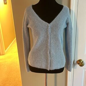 Sézane Barry Cardigan Light Blue